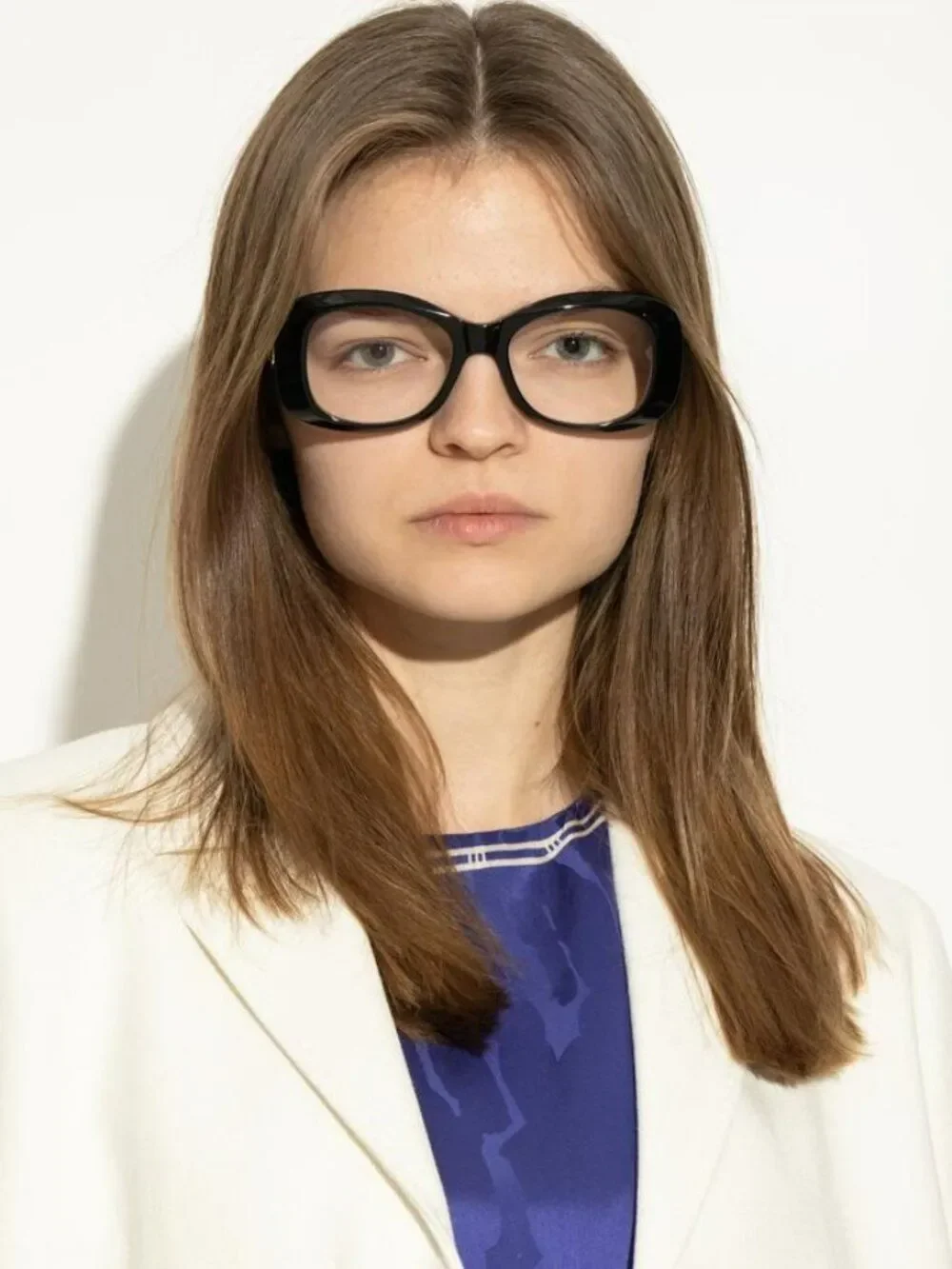 Valentino Women Eyeglasses Black Rectangle VLX-181 A